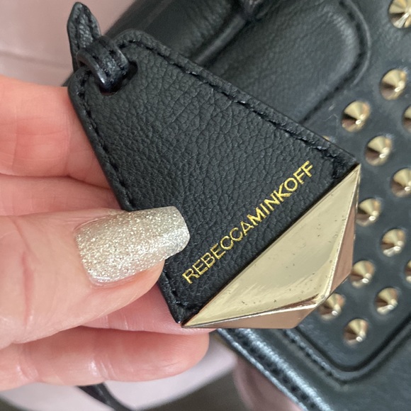 🖤✨EUC Rebecca Minkoff Elle Studded Satchel. - Picture 5 of 12